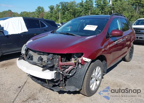 2011 Nissan Murano Sv из США, поврежденный, VIN JN8AZ1MW9BW150742